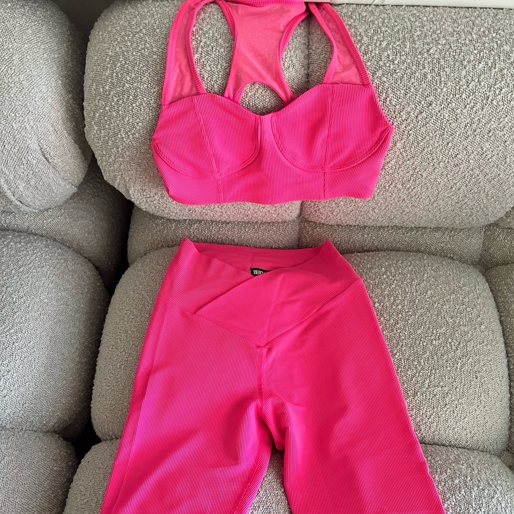 Hot Pink Beach Riot Leggings (Matching Sports Bra Listed Separately)
